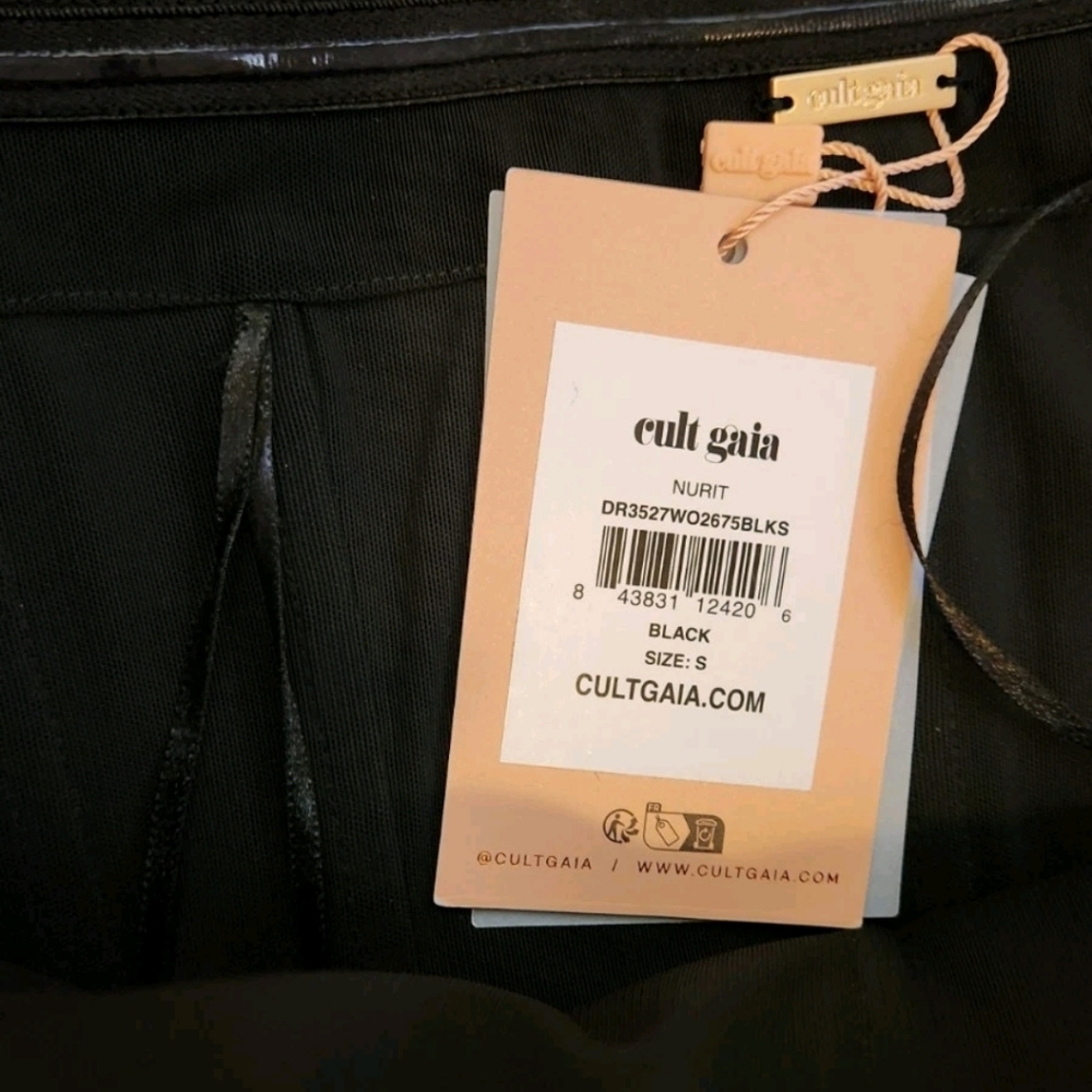 CULT GAIA Nurit Dress Black S NWT - Picture 4 of 9